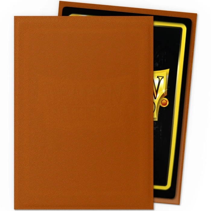 dragon shield standard sleeves - matte copper (100 bustine protettive)