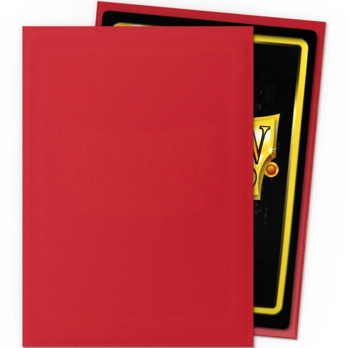 dragon shield standard sleeves - ruby matte (100 bustine protettive): 2