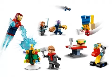 76196 - calendario dell’avvento lego marvel avengers 2021