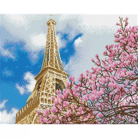 la tour eiffel - diamond dotz intermediate dd10.052 50x40cm