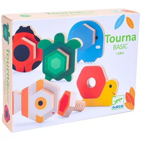 tournabasic - animali con viti in legno