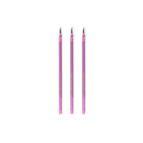 set di 3 ricariche per penne gel cancellabili - colore viola