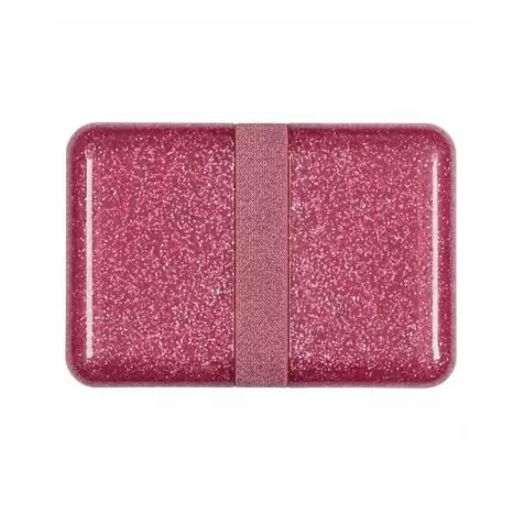 contenitore porta pranzo glitter - rosa - senza bpa!