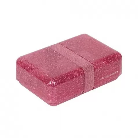 contenitore porta pranzo glitter - rosa - senza bpa!