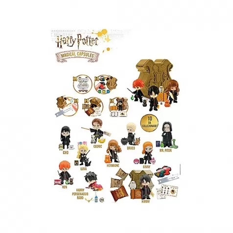 harry potter - magical capsules - 1 personaggio a sorpresa con accessori