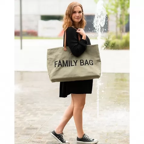 family bag - weekend bag - 55 x 18 x 40 cm - kaki