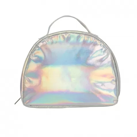 borsa pranzo termica, arcobaleno glitter - grigio