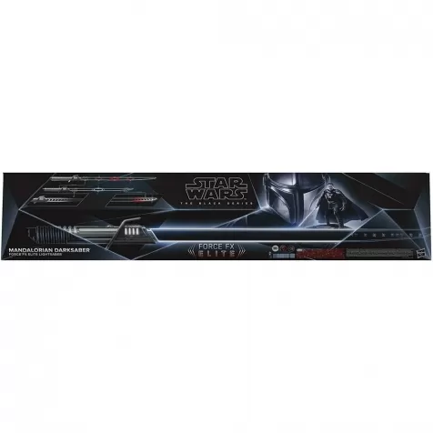 star wars the black serie  - force fx elite lightsaber - mandalorian darksaber