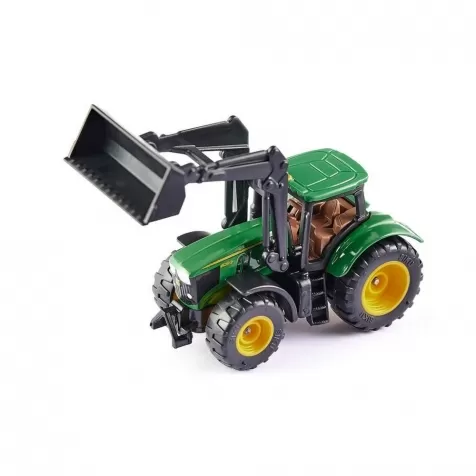 trattore john deere con benna - modellino die-cast