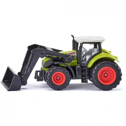 trattore claas axion con benna - modellino die-cast