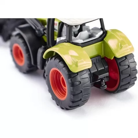 trattore claas axion con benna - modellino die-cast