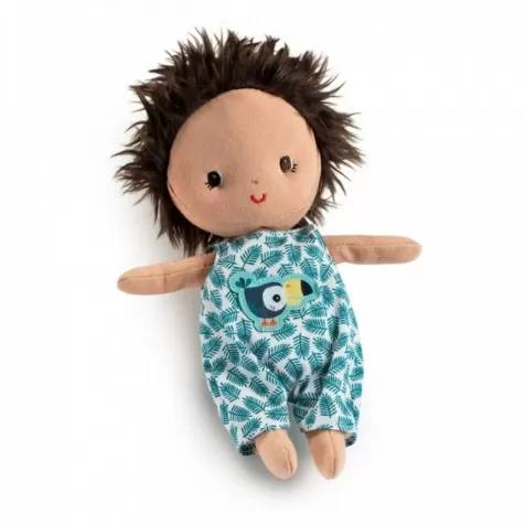 ari bebe - bambola in stoffa con culla