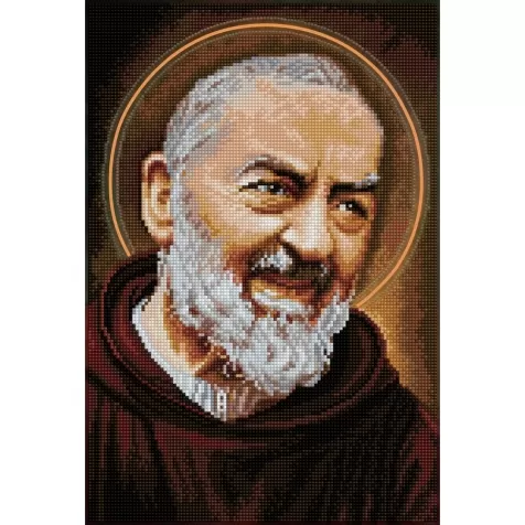 padre pio - diamond dotz simply ddr.001 32x47cm