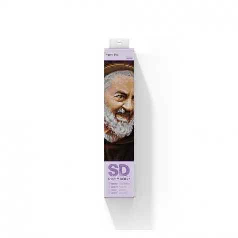 padre pio - diamond dotz simply ddr.001 32x47cm