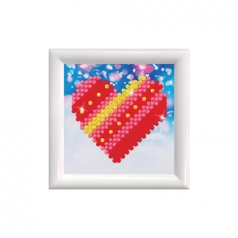 patchwork heart - diamond dotz beginner dds.007f 10,2x10,2cm