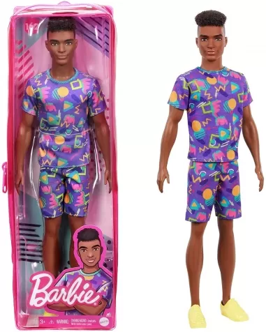 barbie fashionistas - ken con vestiti alla moda