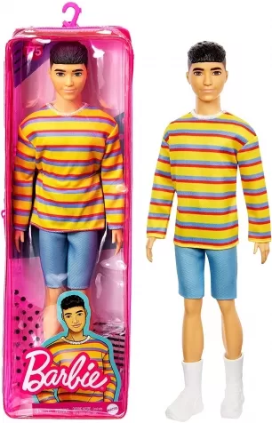 barbie fashionistas - ken con vestiti alla moda