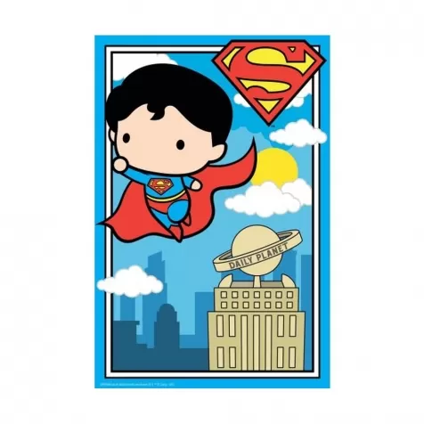 superman - puzzle 3d + peluche