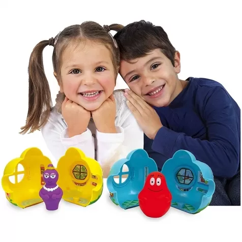barbapapa - casetta con personaggio - un modello assortito