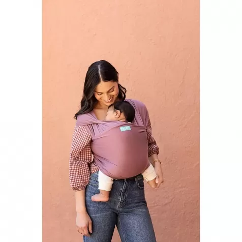 fascia portabebe evolution - morbidissima e facile da indossare - terracotta