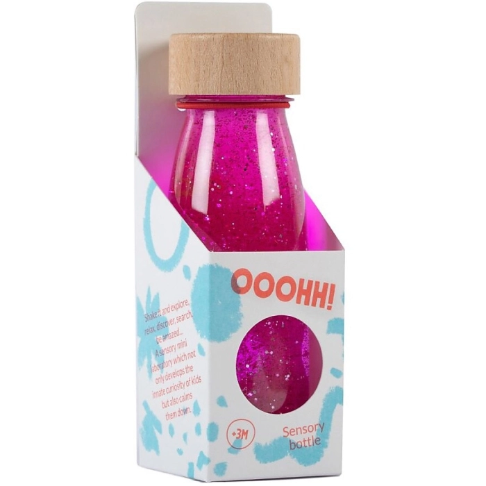 petit boum - bottiglia sensoriale float pink