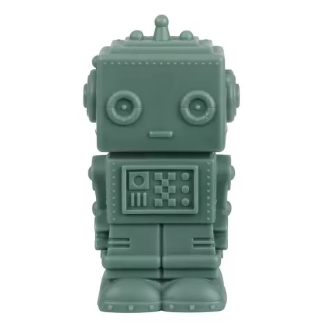 salvadanaio - robot - salvia scuro