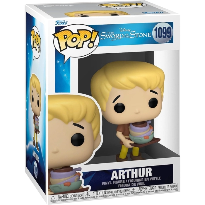 disney the sword in the stone - arthur 9cm - funko pop 1099