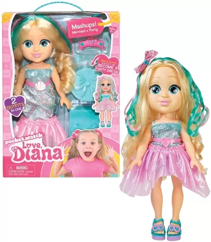 love diana - party mermaid - bambola 33cm