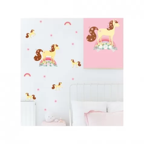 adesivi da parete - cavalli - 28 adesivi