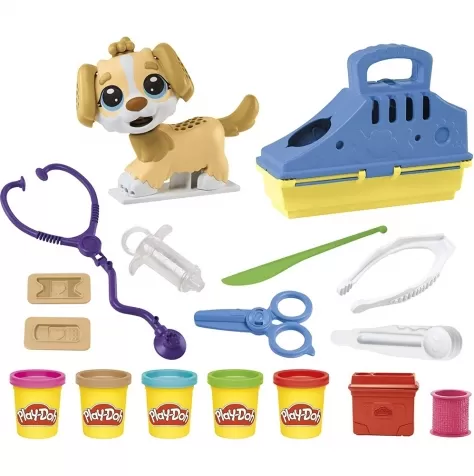 play-doh - set da veterinario con 5 vasetti e accessori: 2