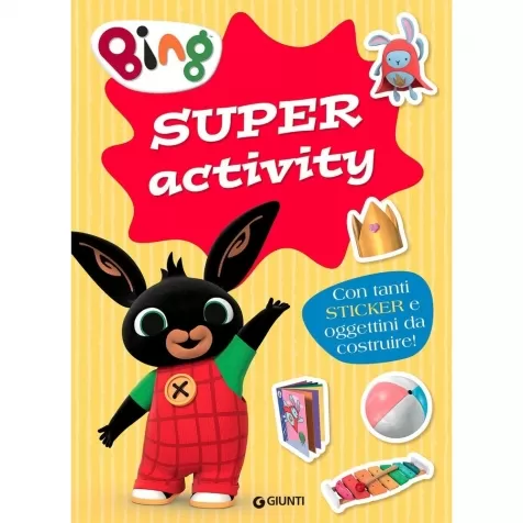 bing. super activity. con adesivi. ediz. a colori