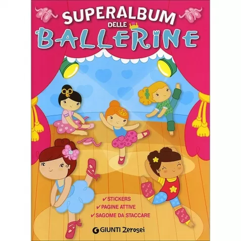 superalbum delle ballerine. con adesivi