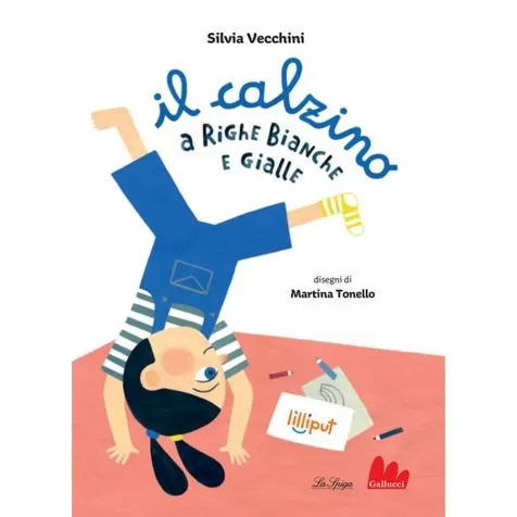 il calzino a righe bianche e gialle. ediz. a colori