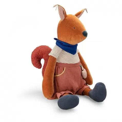 grande scoiattolo attivita di peluche - pomme des bois