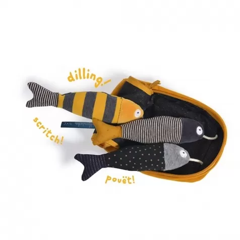 sardine in scatola peluches - les moustaches