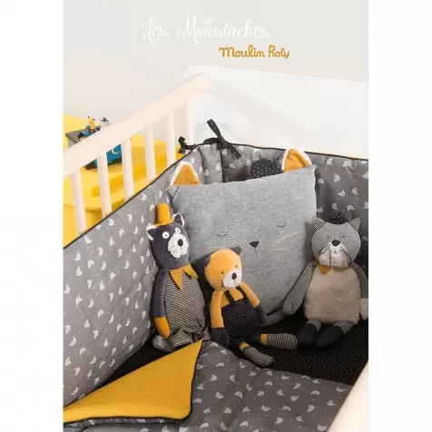 cuscino - gatto addormentato les mustaches