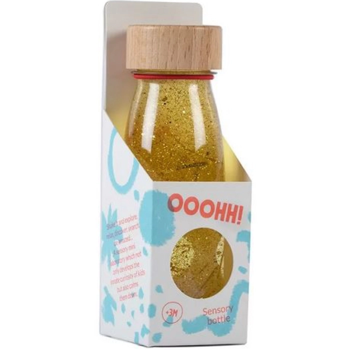 petit boum - bottiglia sensoriale float gold