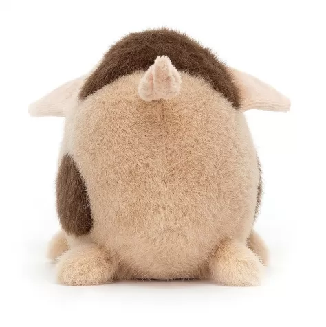 higgledy porcellino rosa a macchie di fango peluche 9cm