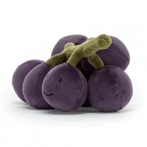 fabulous fruit grapes - uva peluche 15cm