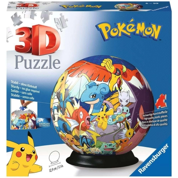 pokemon - puzzle ball - puzzle 3d