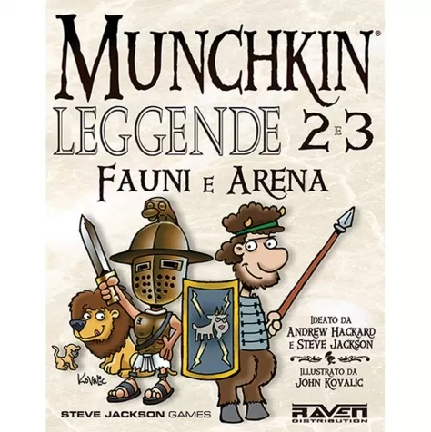 munchkin - leggende 2 e 3 - fauni e arena