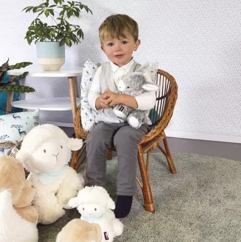 les amis - peluche regliss' l'asinello - 25 cm