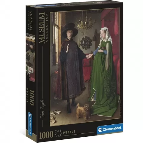 the arnolfini portrait (van eyck) - museum collection - puzzle 1000 pezzi: 1