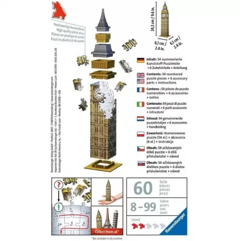 big ben - puzzle 3d minis collection