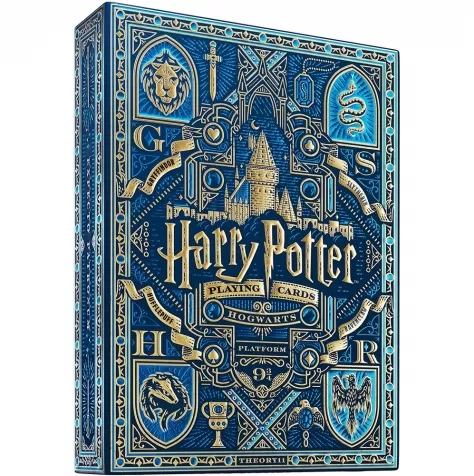 harry potter corvonero - mazzo poker e ramino dorso blu