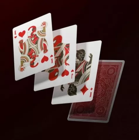 avengers red edition - mazzo di carte - poker e ramino
