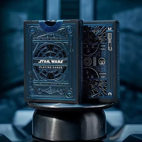 star wars light side - mazzo di carte da poker e ramino