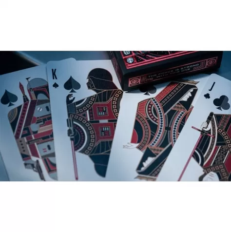 star wars dark side - mazzo di carte da poker e ramino