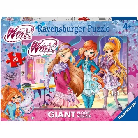 winx - puzzle 60 pezzi pavimento