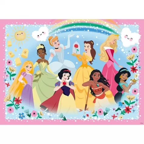 fortes disney princess - puzzle 100 pezzi xxl